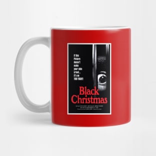 Black Christmas Blackest Movie Poster Mug